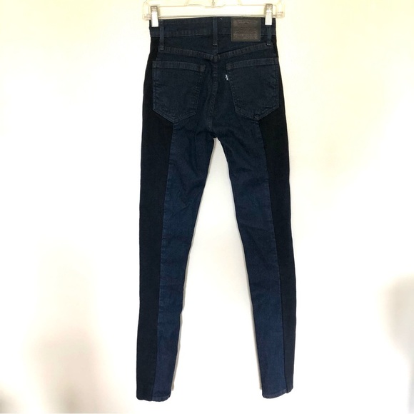 Levi’s Made & Crafted 721 Paneled High Rise Skinny Jeans 24/32 - Picture 2 of 12